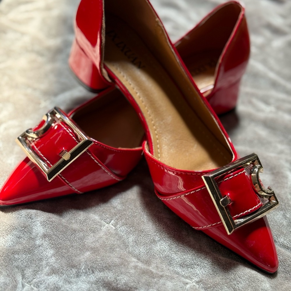 🍎 Candy Apple - Patent Leather Flats